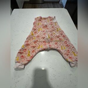 Quilted Pink One-Piece Romper